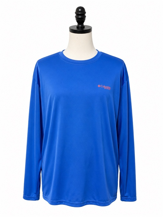 Columbia Other - Columbia PFG Omni-shade Long-Sleeve Performance Fishing Shirt in Royal Blue
